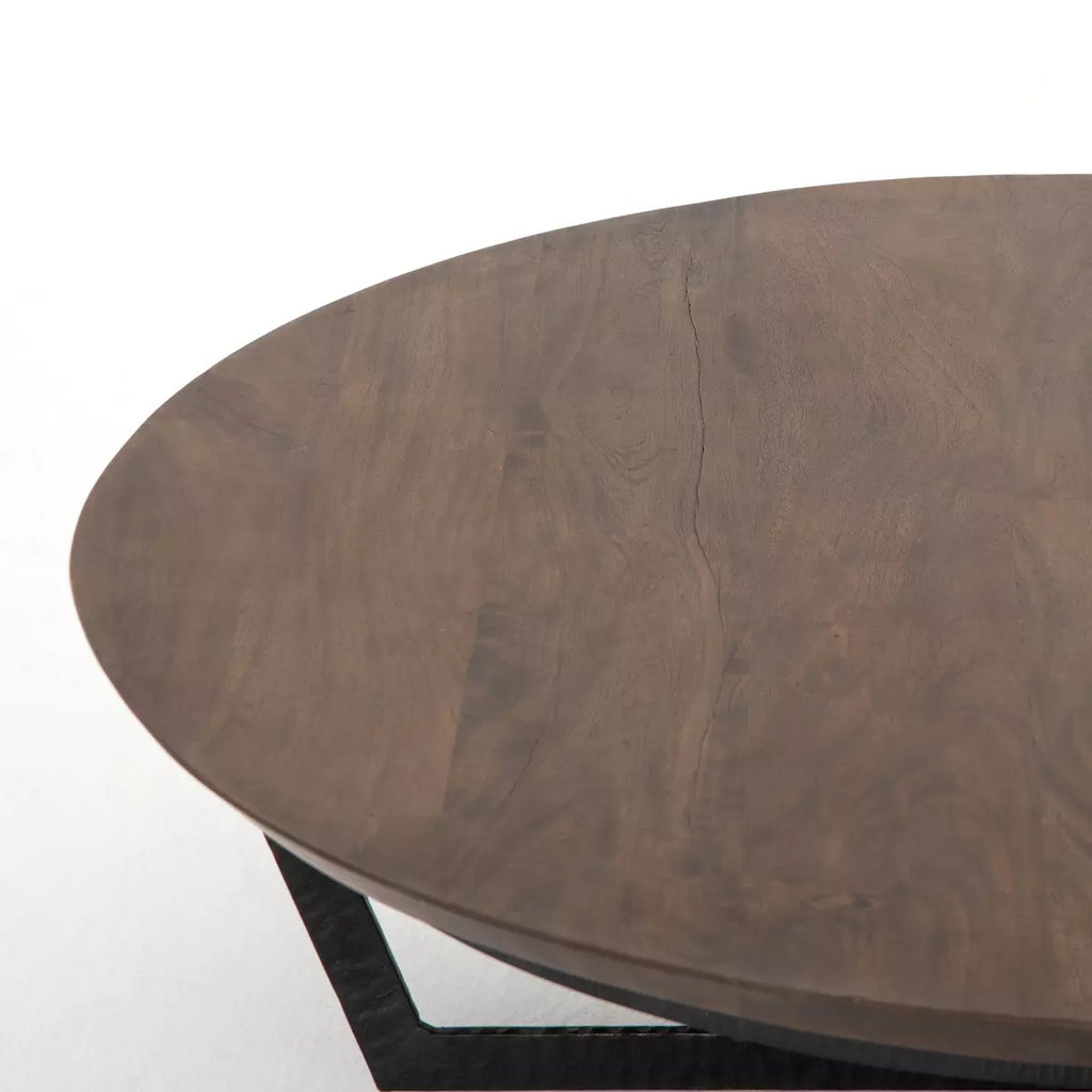 Silas Round Coffee Table, Reclaimed