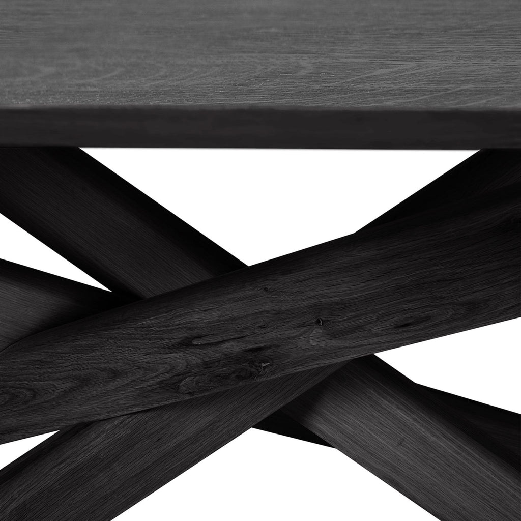 Mikado Oval Dining Table, Oak Black