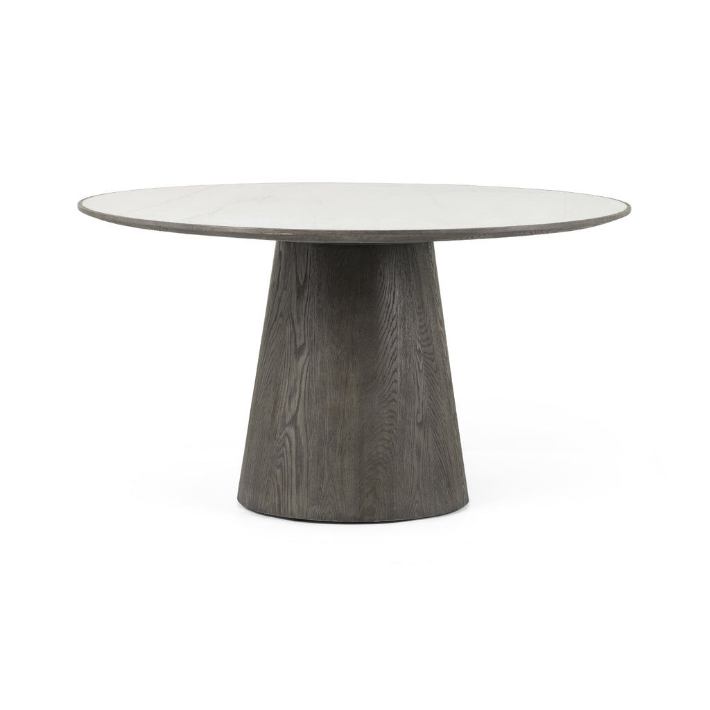 Thoughtful Contrast Round Dining Table