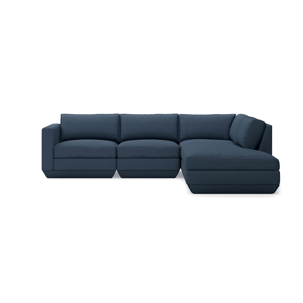 Podium 4PC Lounge Sectional A - Right Facing