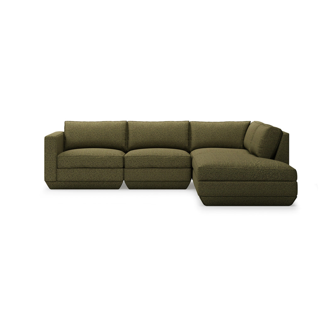 Podium 4PC Lounge Sectional A - Right Facing