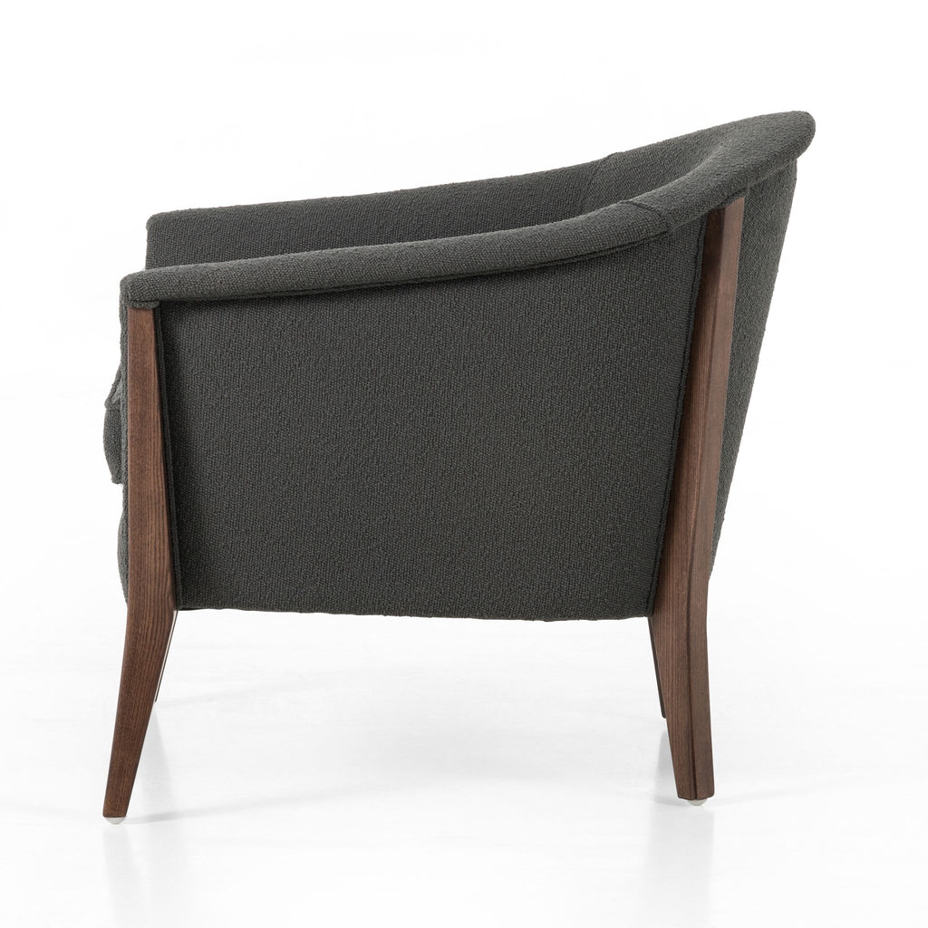 Belle Chair, Fiqa Boucle Charcoal