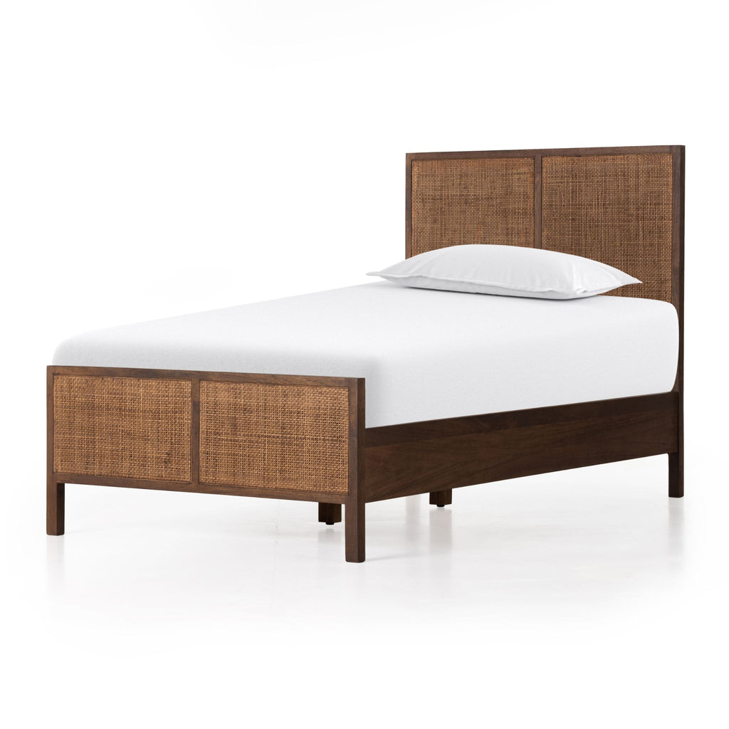 Brown Mango Caned Bed