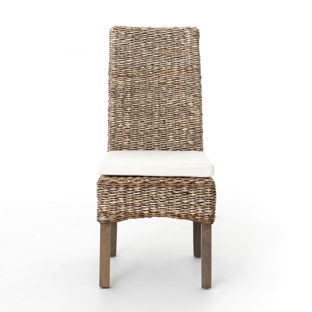 Woven Dining Chair, Grey Wash