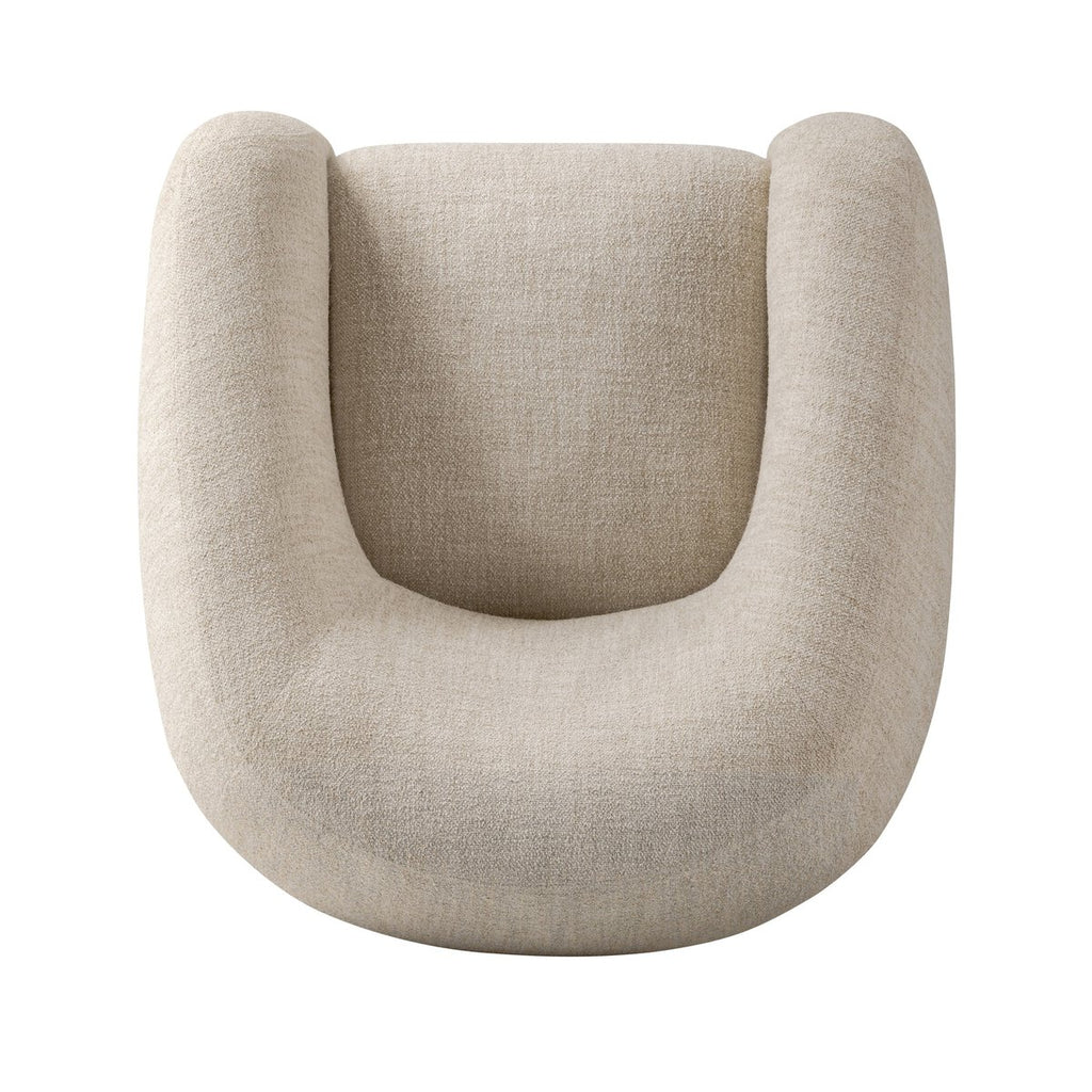 Clean Curved Swivel Chair