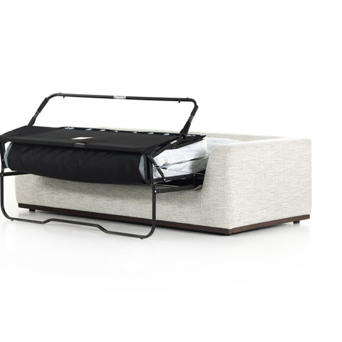 Colt Sleeper Sofa – Queen Pullout Bed in Aldred Silver Performance Fabric - Sage InteriorsFour HandsSofa