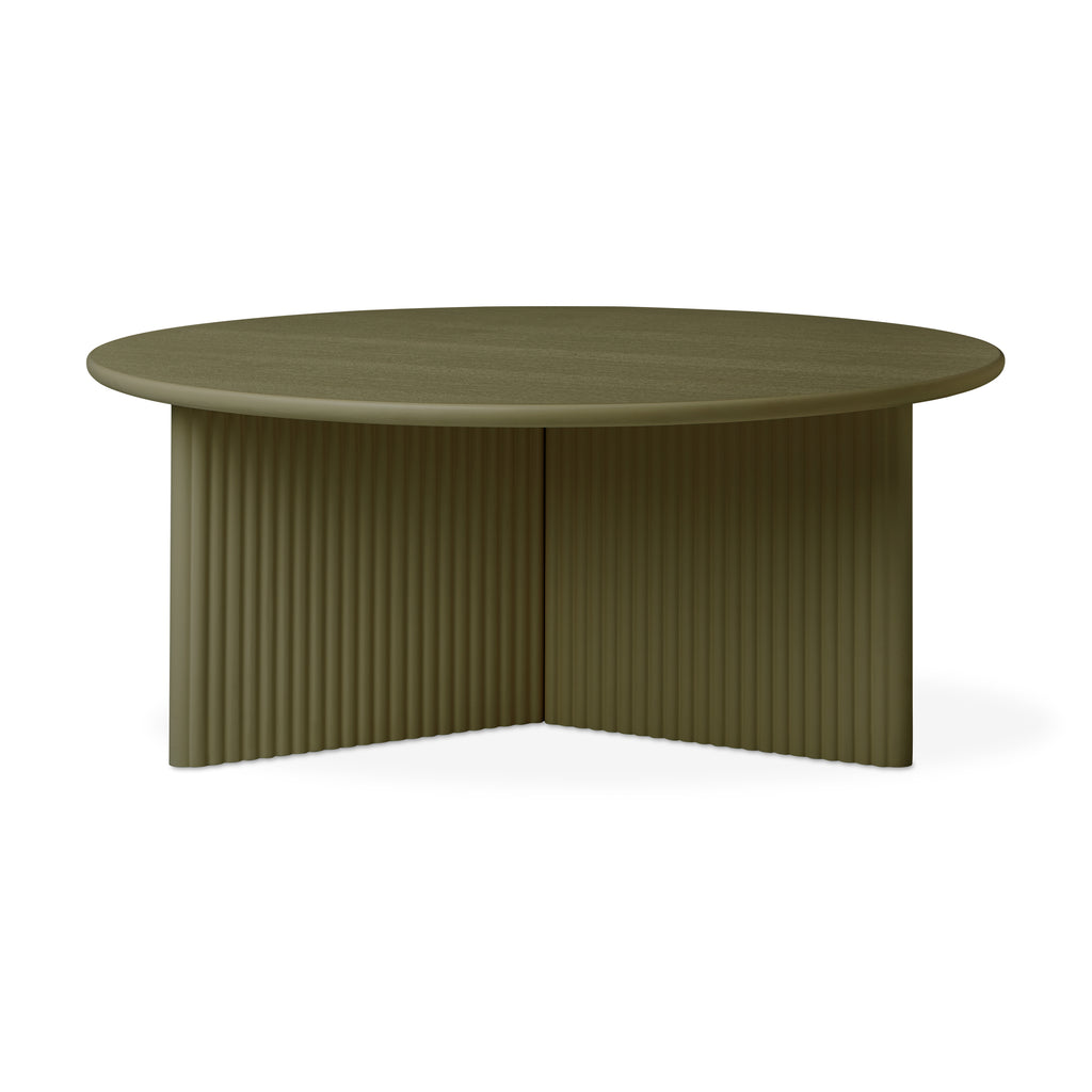 Odeon Coffee Table – Sculptural Centerpiece with Column-Inspired Base