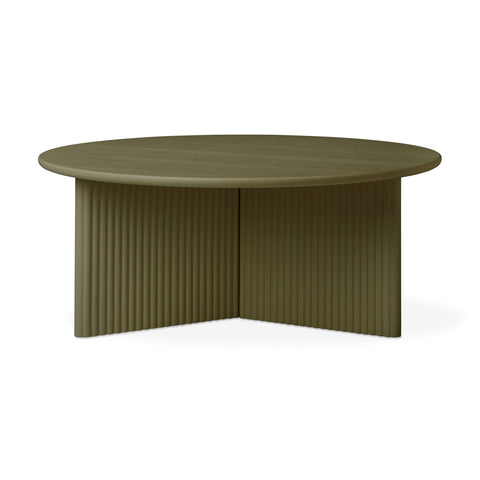 Odeon Coffee Table – Sculptural Centerpiece with Column-Inspired Base