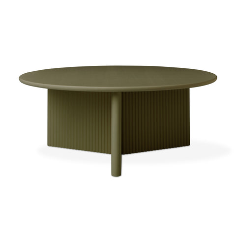 Odeon Coffee Table – Sculptural Centerpiece with Column-Inspired Base