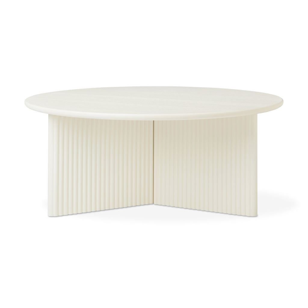 Odeon Coffee Table – Sculptural Centerpiece with Column-Inspired Base