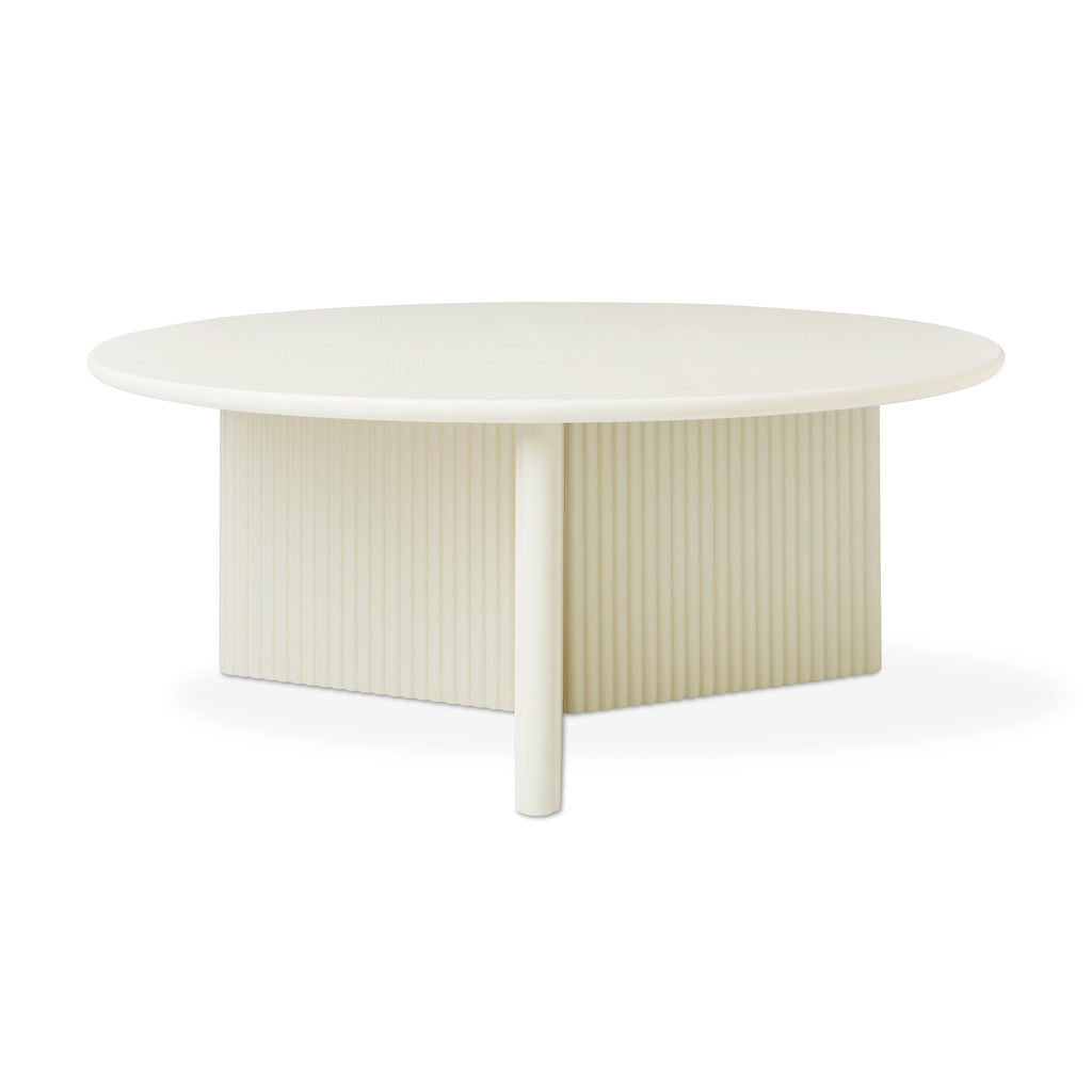 Odeon Coffee Table – Sculptural Centerpiece with Column-Inspired Base