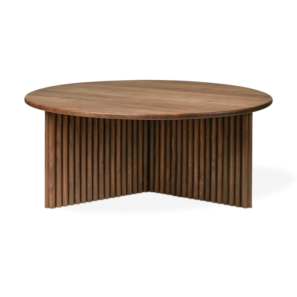 Odeon Coffee Table – Sculptural Centerpiece with Column-Inspired Base