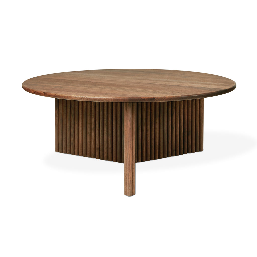 Odeon Coffee Table – Sculptural Centerpiece with Column-Inspired Base