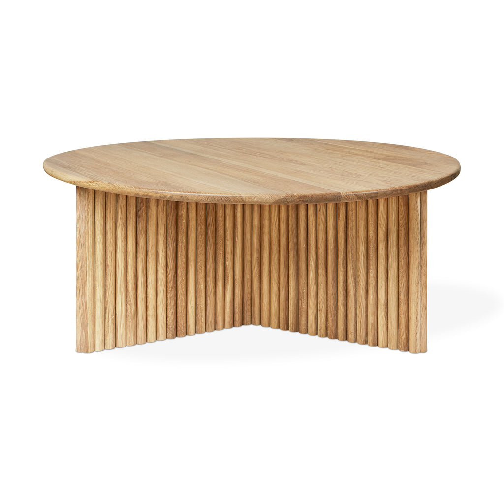 Odeon Coffee Table – Sculptural Centerpiece with Column-Inspired Base