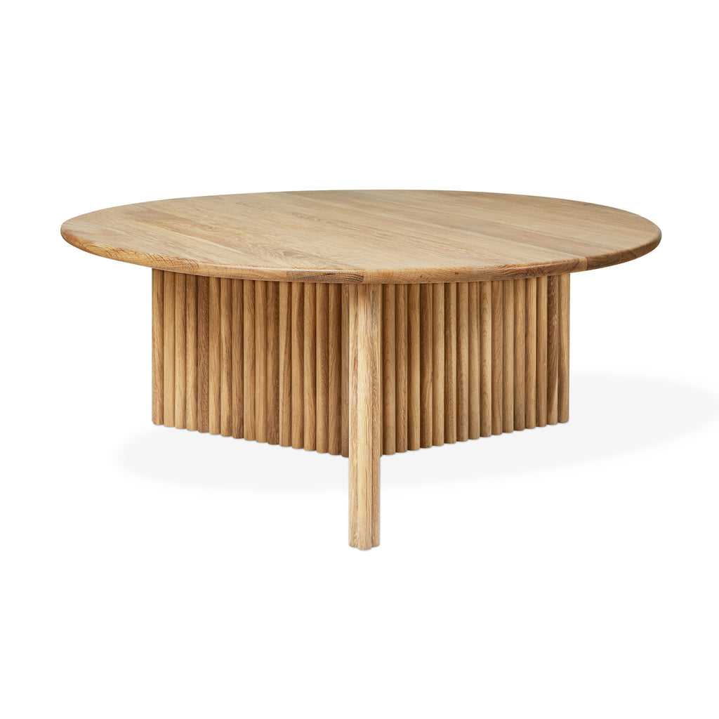 Odeon Coffee Table – Sculptural Centerpiece with Column-Inspired Base