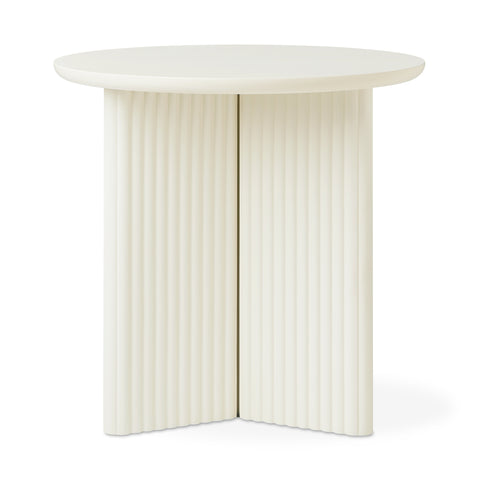 Odeon End Table – Sculptural Modern Side Table with Column-Inspired Design