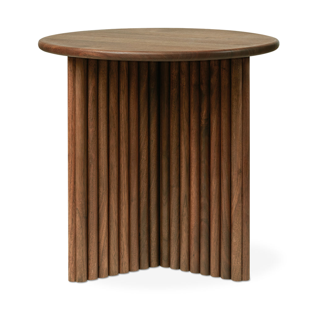Odeon End Table – Sculptural Modern Side Table with Column-Inspired Design