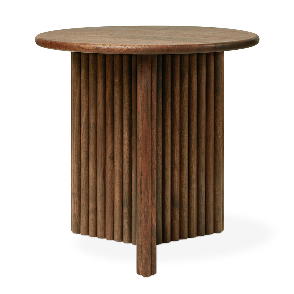 Odeon End Table – Sculptural Modern Side Table with Column-Inspired Design