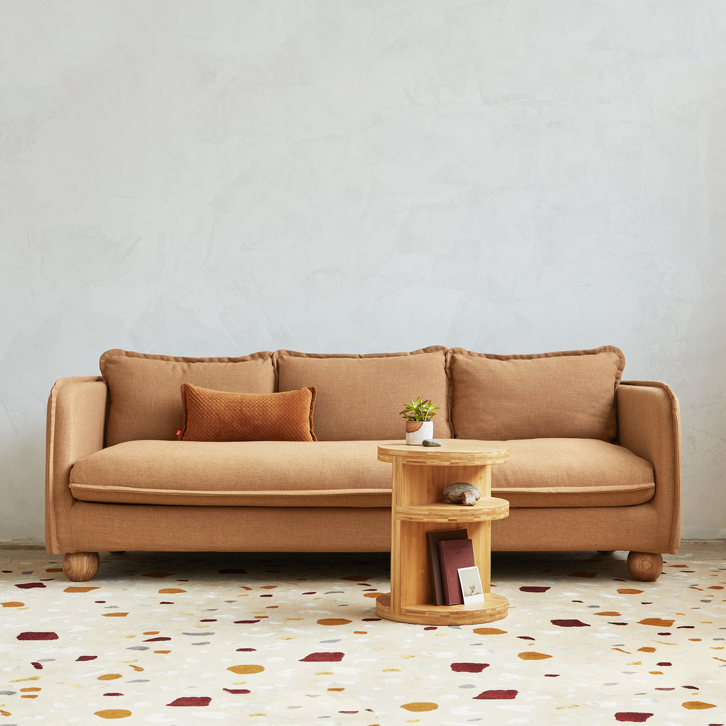 Terraz Rug – Handwoven Wool with Birch-Inspired Texture
