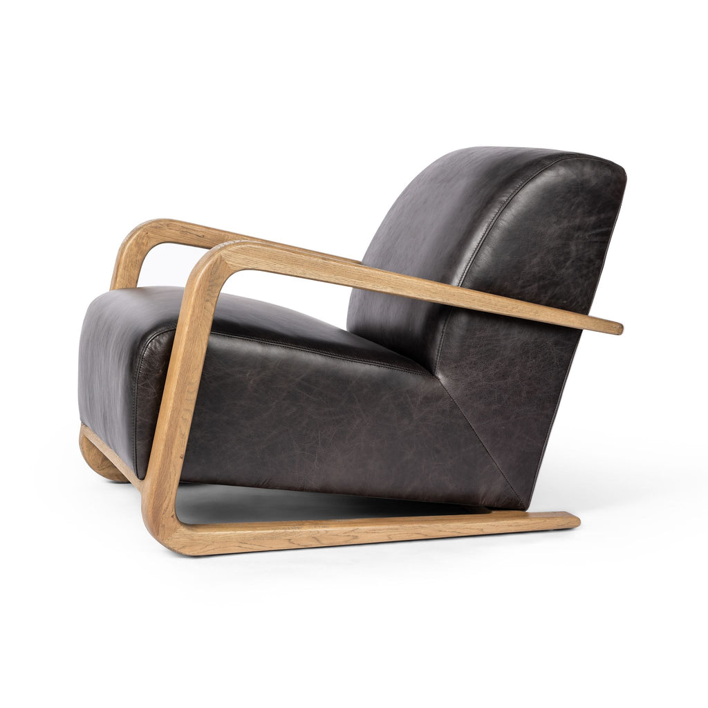 Ernest Lounge Chair, Leather