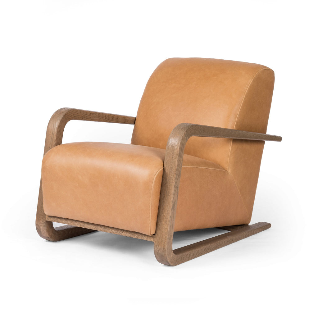 Ernest Lounge Chair, Leather