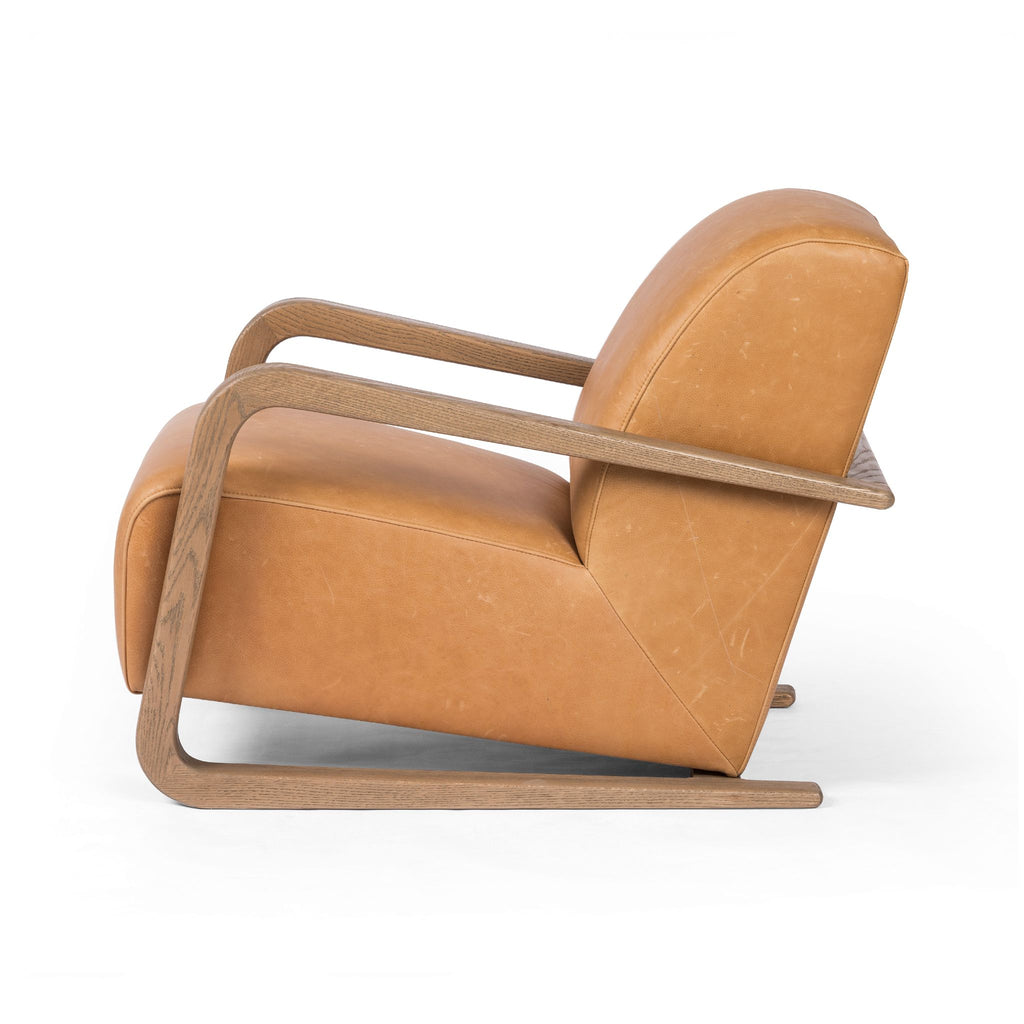 Ernest Lounge Chair, Leather