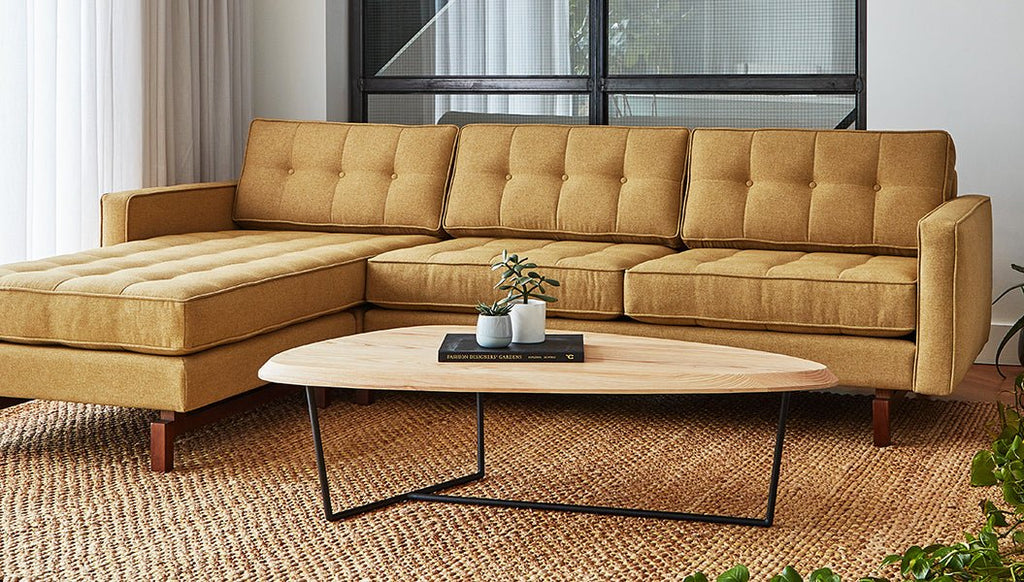 Accents Hull Coffee Table – FSC Ash Wood with Sculptural Steel Base - Sage InteriorsGusCoffee Table