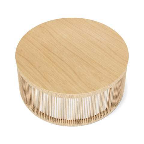 Accents Palma Coffee Table – Danish Cord & American Oak Coastal Modern Design - Sage InteriorsSage InteriorsCoffee Table