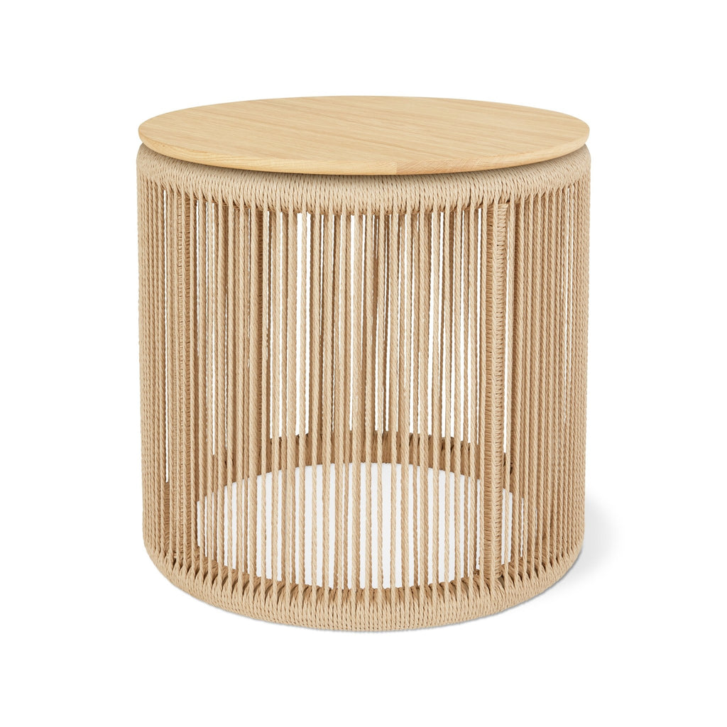 Accents Palma End Table – Danish Cord & American Oak Coastal Modern Accent - Sage InteriorsSage InteriorsEnd Table