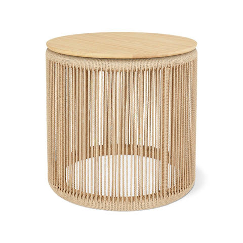 Accents Palma End Table – Danish Cord & American Oak Coastal Modern Accent - Sage InteriorsSage InteriorsEnd Table