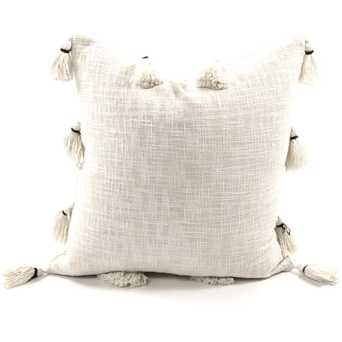 Advik Handmade Pom Pom Pillow - Sage InteriorsBryar Wolf