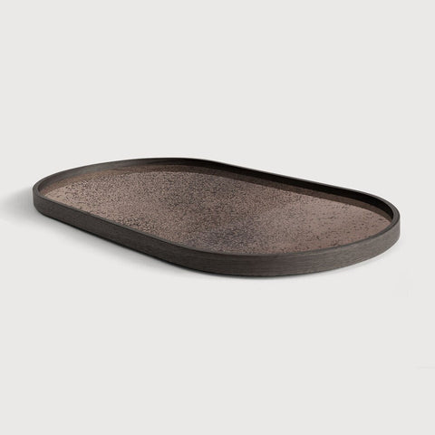 Aged Mirror Tray in Bronze Finish Sage Interiors - Sage InteriorsEthnicraft