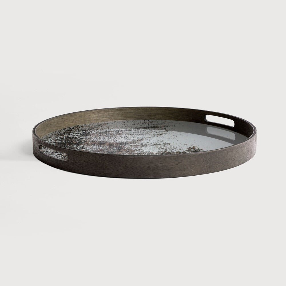 Aged Mirror Tray in Bronze Finish Sage Interiors - Sage InteriorsEthnicrafttray