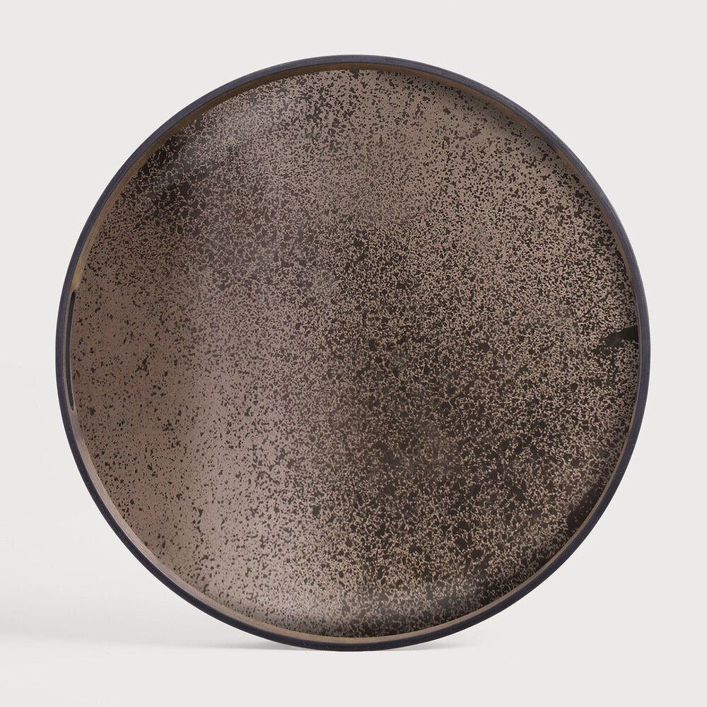 Aged Mirror Tray in Bronze Finish | Sage Interiors - Sage InteriorsEthnicrafttray