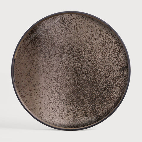 Aged Mirror Tray in Bronze Finish | Sage Interiors - Sage InteriorsEthnicrafttray