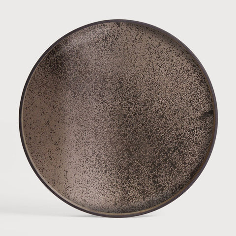 Aged Mirror Tray in Bronze Finish | Sage Interiors - Sage InteriorsEthnicrafttray