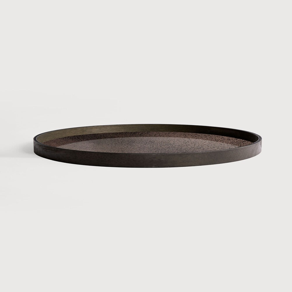 Aged Mirror Tray in Bronze Finish | Sage Interiors - Sage InteriorsEthnicrafttray