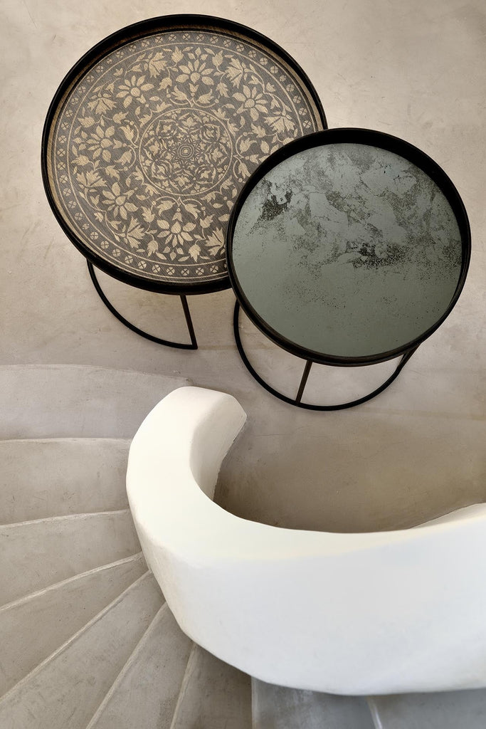 Aged Mirror Tray in Bronze Finish Sage Interiors - Sage InteriorsEthnicrafttray