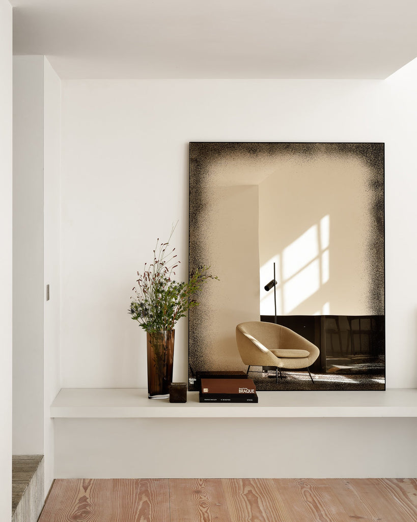 Aged Wall Mirror Rectangular with Finish Sage Interiors - Sage InteriorsEthnicraftmirror