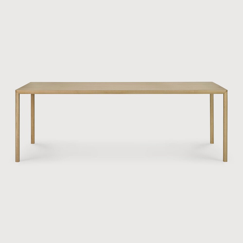 Air Dining Table – Minimalist Solid Oak with Floating - Top Illusion - Sage InteriorsethnicraftDining Table