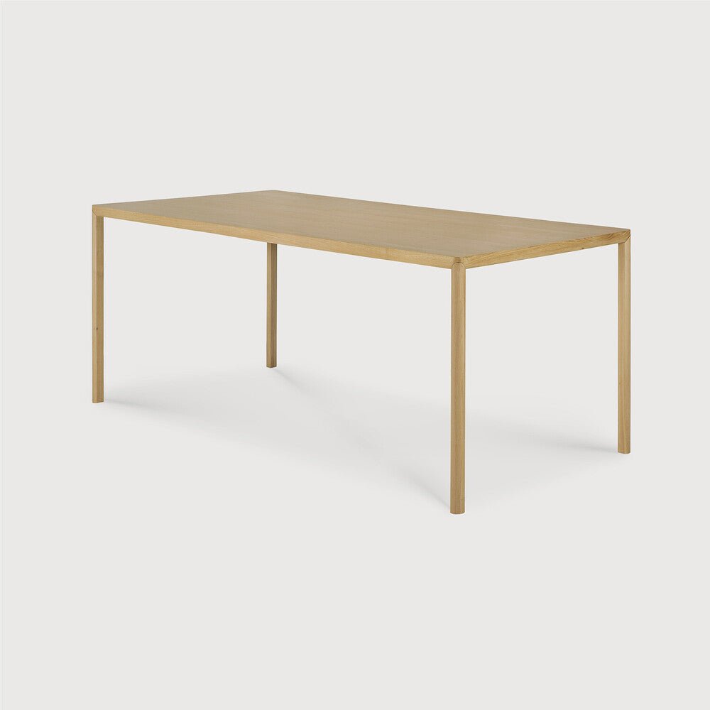 Air Dining Table – Minimalist Solid Oak with Floating - Top Illusion - Sage InteriorsethnicraftDining Table
