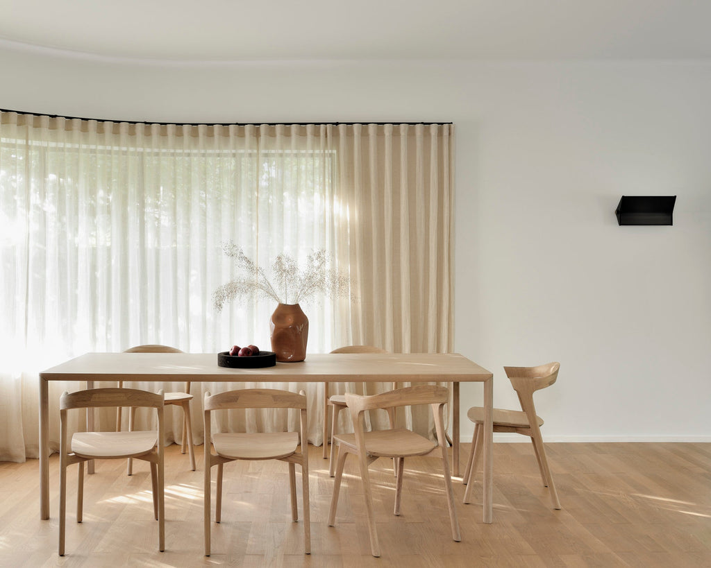 Air Dining Table – Minimalist Solid Oak with Floating - Top Illusion - Sage InteriorsethnicraftDining Table