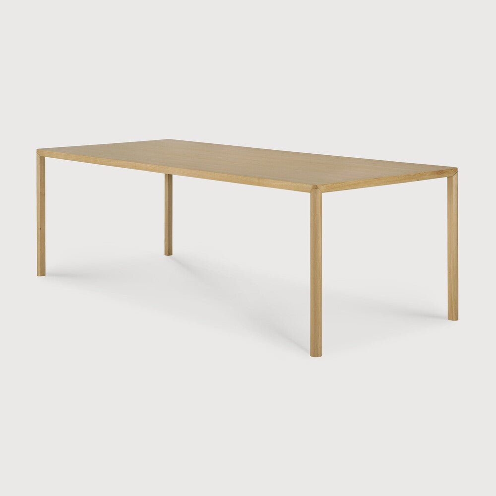 Air Dining Table – Minimalist Solid Oak with Floating - Top Illusion - Sage InteriorsethnicraftDining Table