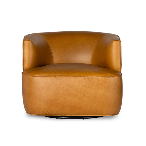 Albany Swivel Chair, Leather - Sage InteriorsFHAccent Chair