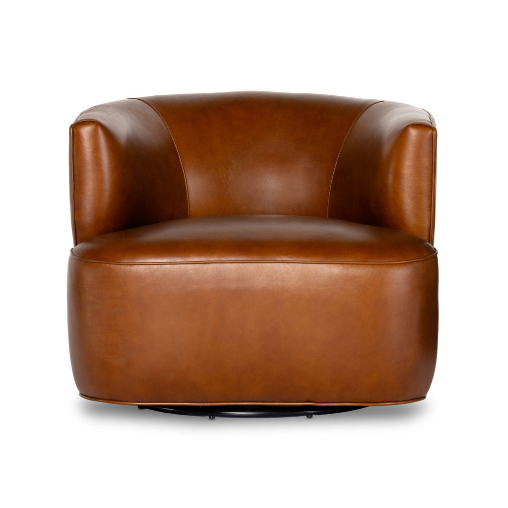 Albany Swivel Chair, Leather - Sage InteriorsFHAccent Chair