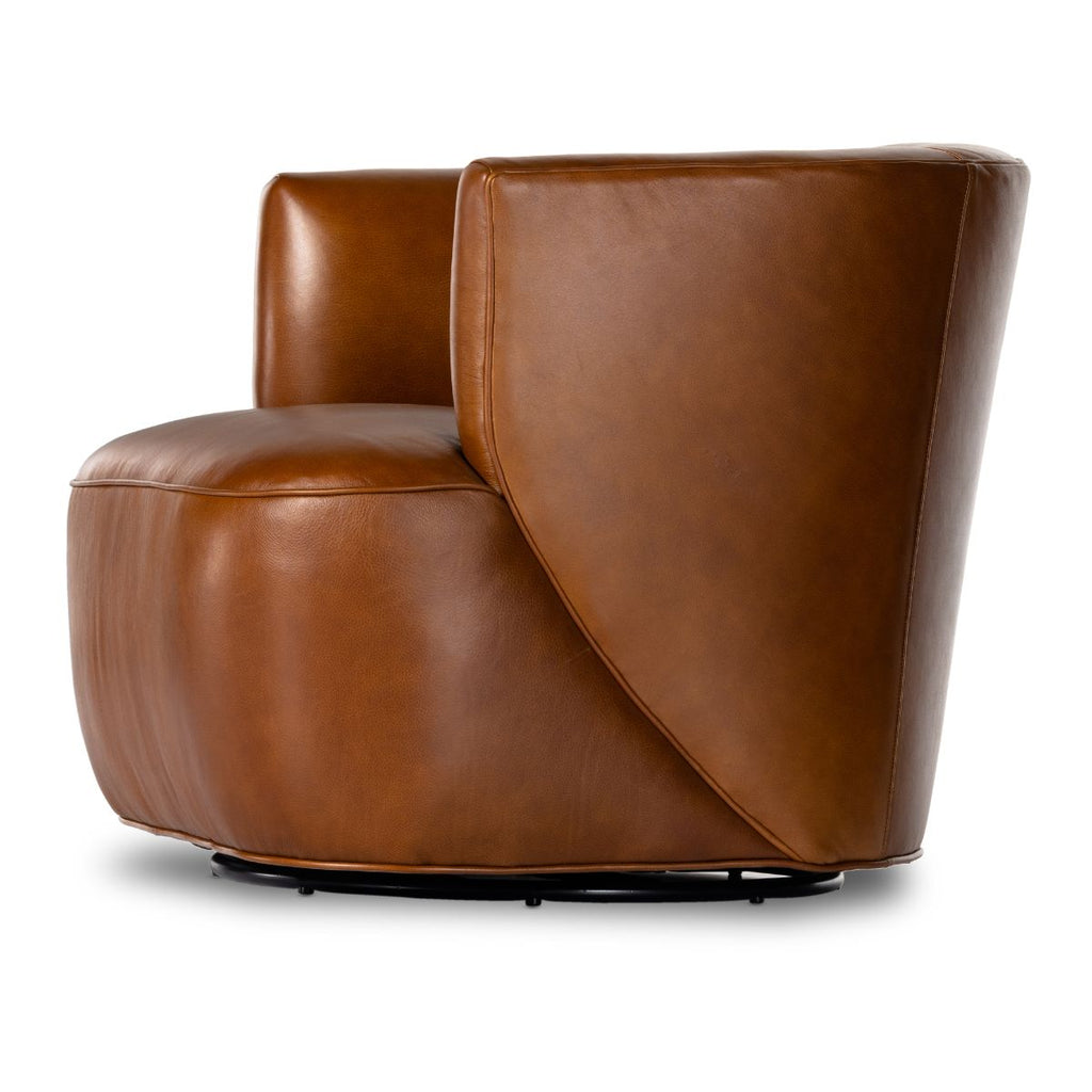 Albany Swivel Chair, Leather - Sage InteriorsFHAccent Chair