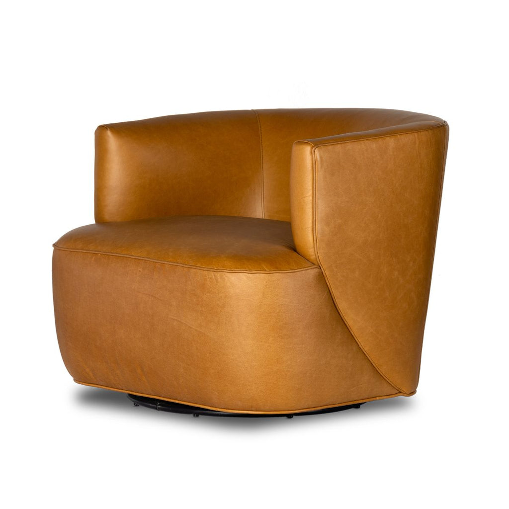 Albany Swivel Chair, Leather - Sage InteriorsFHAccent Chair