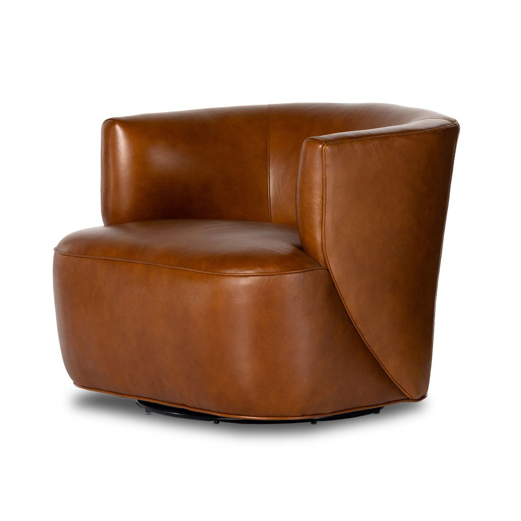 Albany Swivel Chair, Leather - Sage InteriorsFHAccent Chair