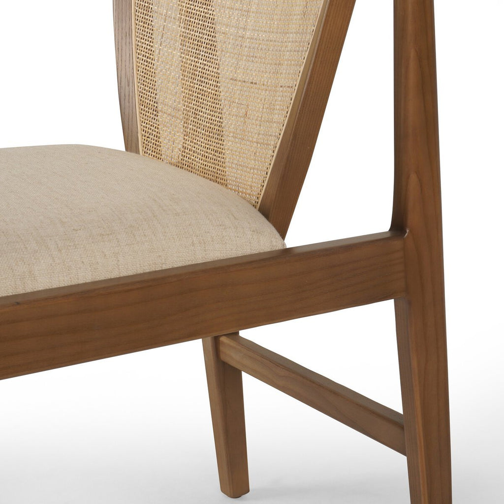 Alida Dining Chair Midcentury Shield Back with Performance Fabric - Sage InteriorsFour HandsDining Chair