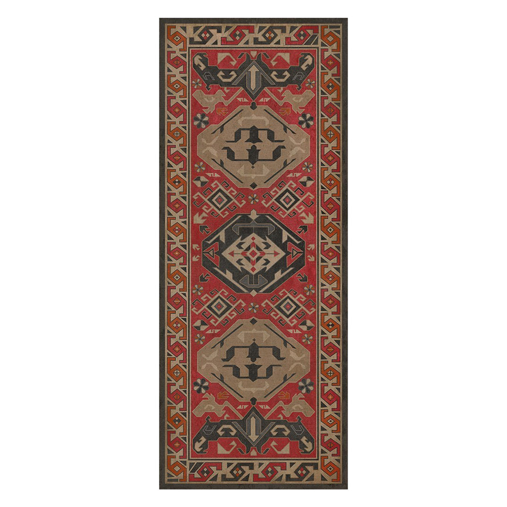 All Spice Vintage Vinyl Floorcloth - Sage InteriorsSpicher and Co